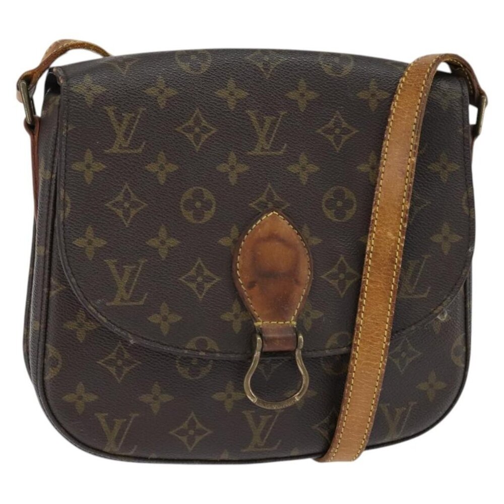 Authentic LOUIS VUITTON Monogram Saint Cloud GM Shoulder Bag M51242 LV